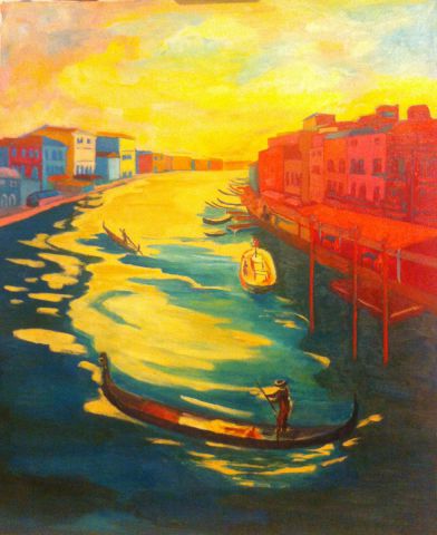 Coulée d'or sur le Grand Canal